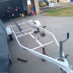 96 SEADOO SINGLE JET SKI TRAILER WITH TITLE WORKING LIGHTS GOOD CONDITION ZIEMAN  JUST UPGRADED BUNKS PRICE FIRM