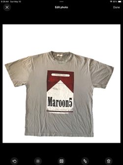 NWOT Maroon 5 Cigarettes Carton Band Tee (M)