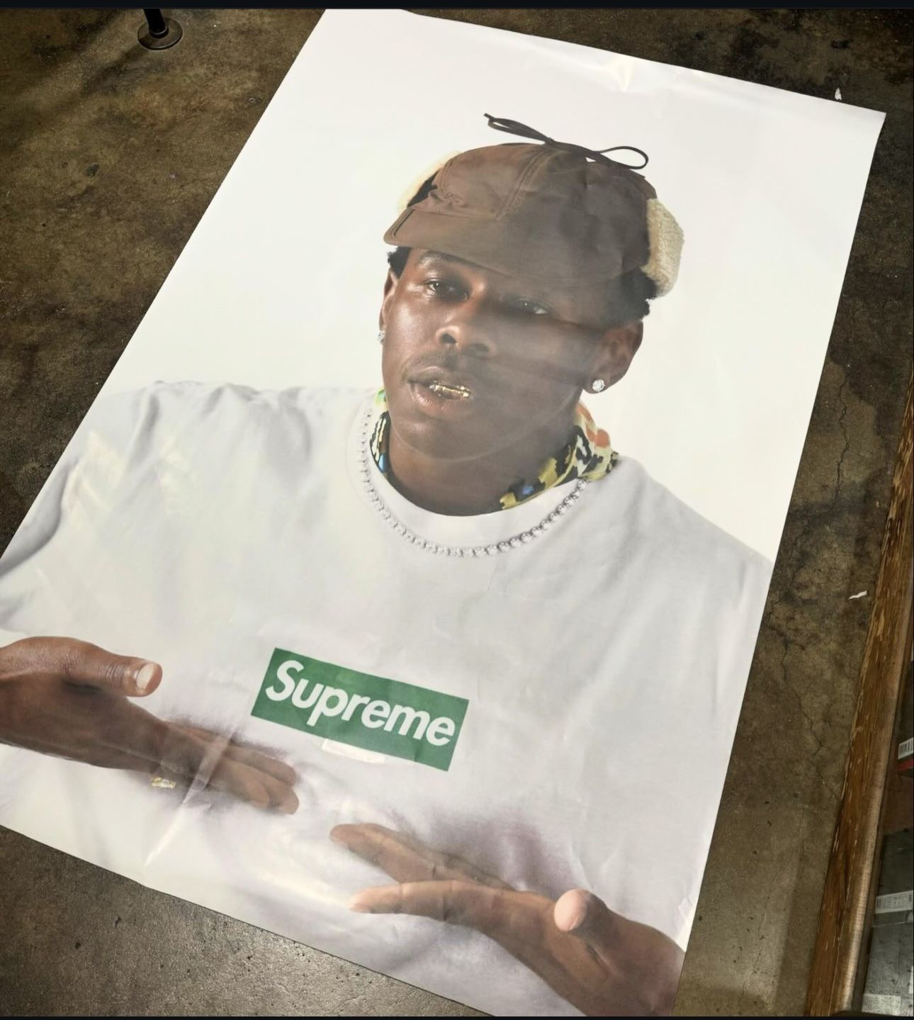 Supreme Tyler The Creator Poster 6x4 Ft