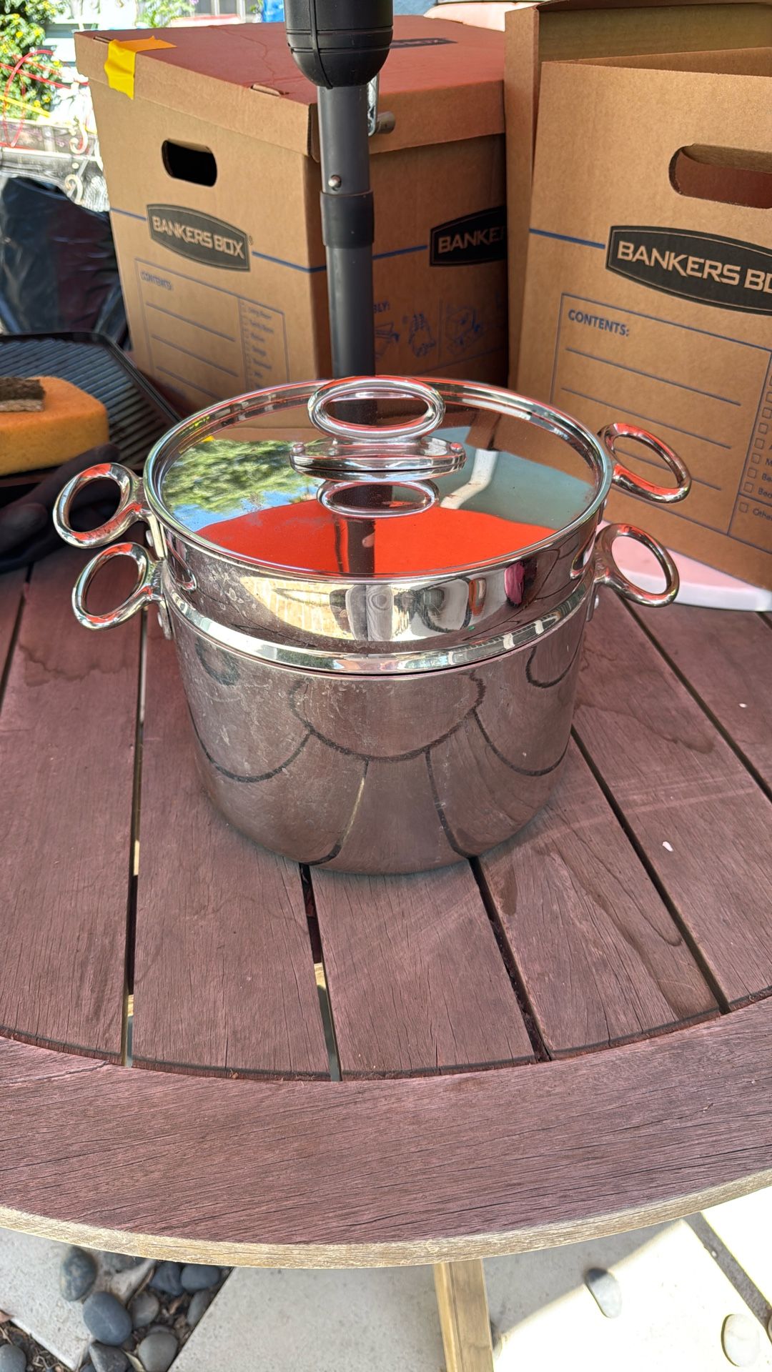 Pot With Steamer Basket