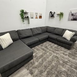 Gray Sectional Couch - Free Delivery 