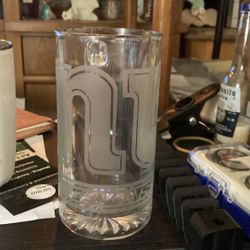 New York Giants glass mug, 7 x 4