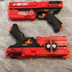 Deadpool Rivals Nerf Guns