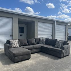 Gray Sectional Couch