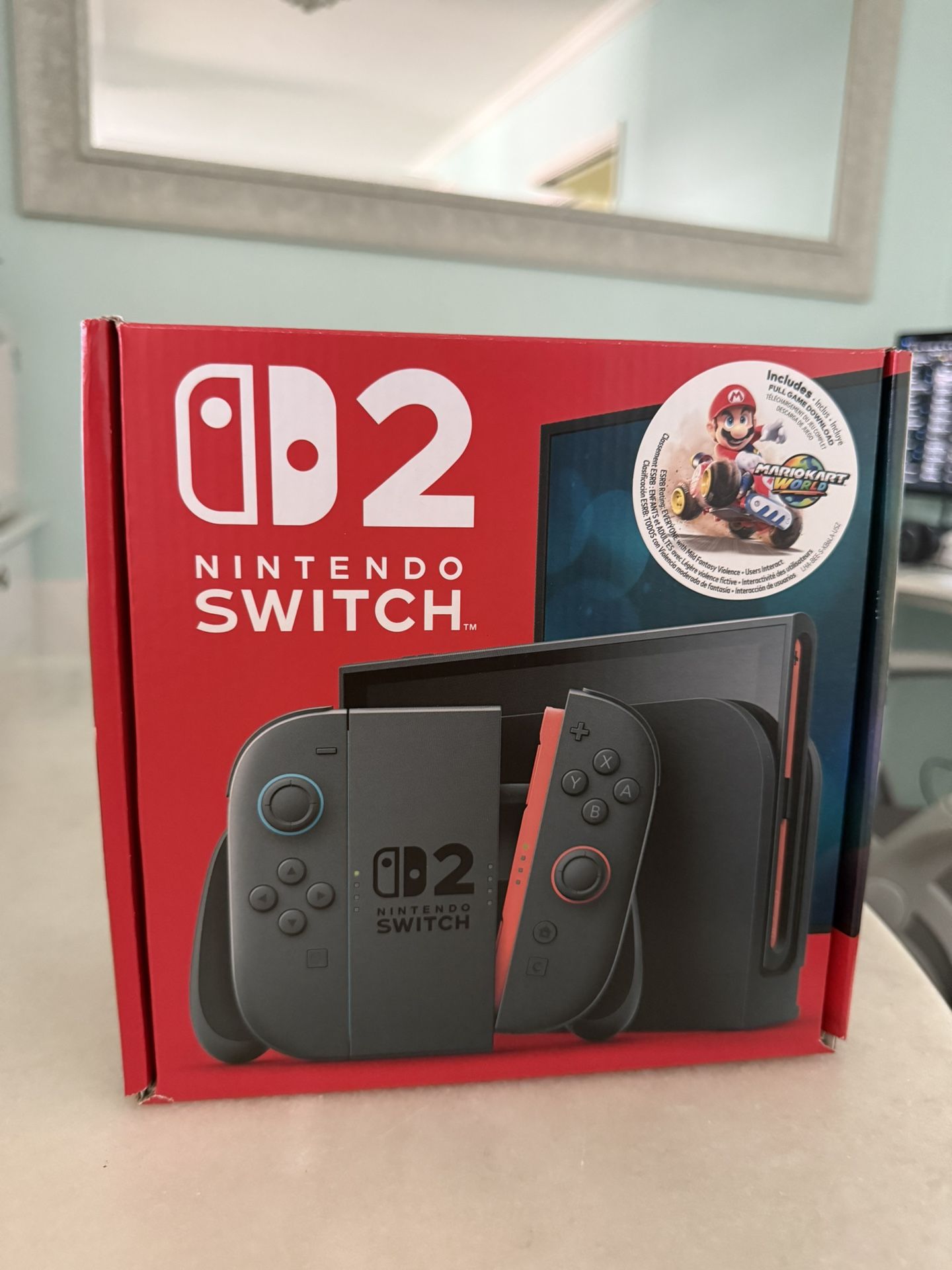 Nintendo Switch 2 With Mario Kart Bundle