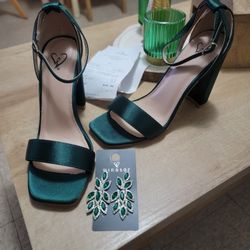 Beautiful Heels And Earings