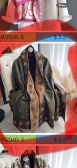 Ladies Faux Cashmere Scarve