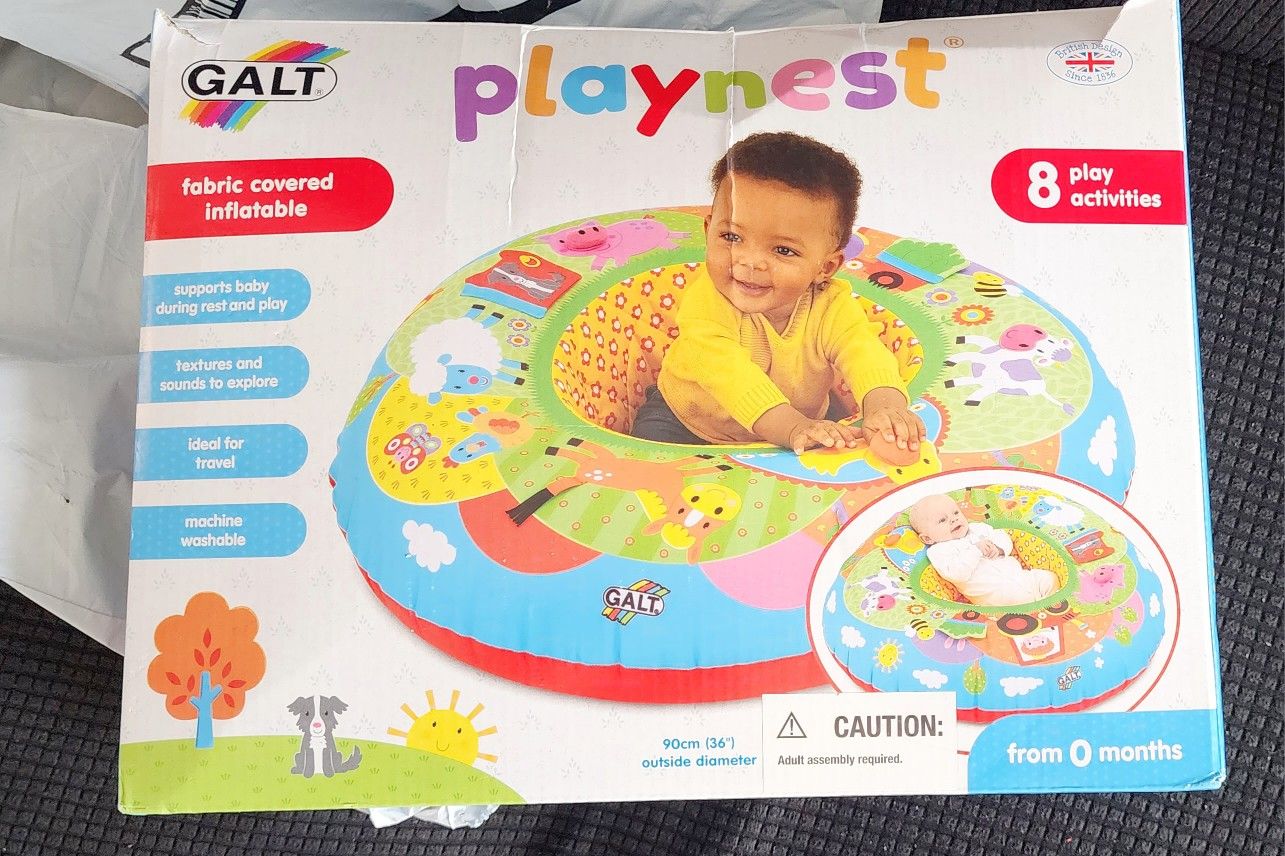 Galt Toys, Playnest - Farm, Baby Activity Center & Floor Seat