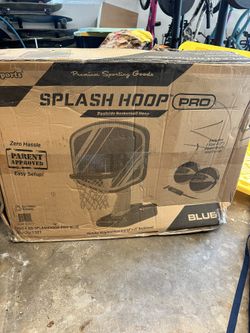 GoSports Splash Basketball Hoop Easy Setup 2 Balls And Pump