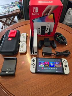 Nintendo Switch OLED plus extras