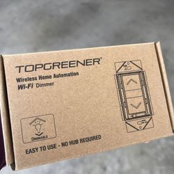 💡 Topgreener Wireless Home Automation Wi-Fi Dimmer Switch