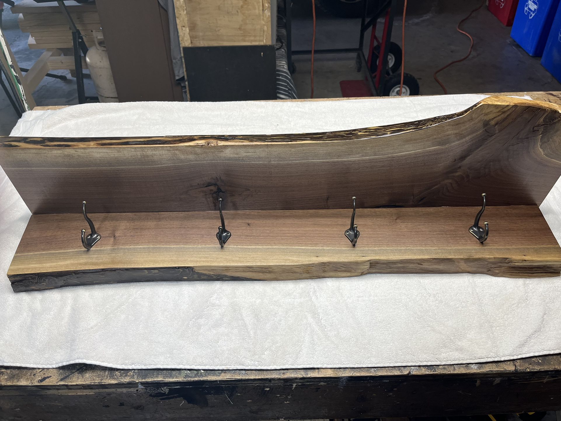 Black Walnut Coat Rack