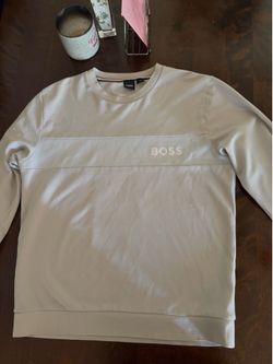 BOSS long sleeve White shirt Size L