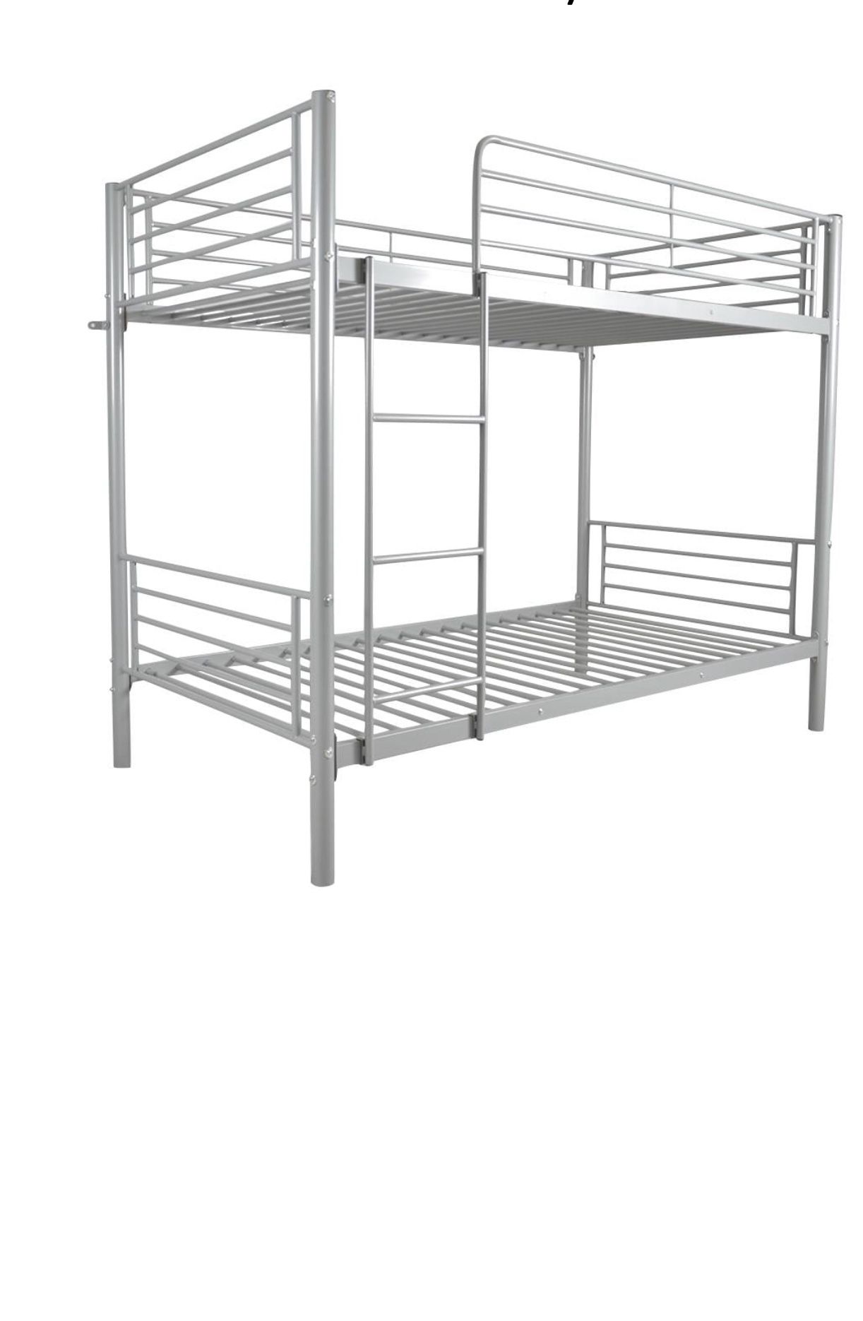 Grey Metal Bunk Beds - Sturdy and Stylish