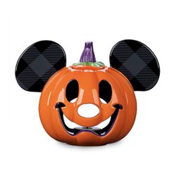 disney mickey mouse pumpkin halloween candle holderu