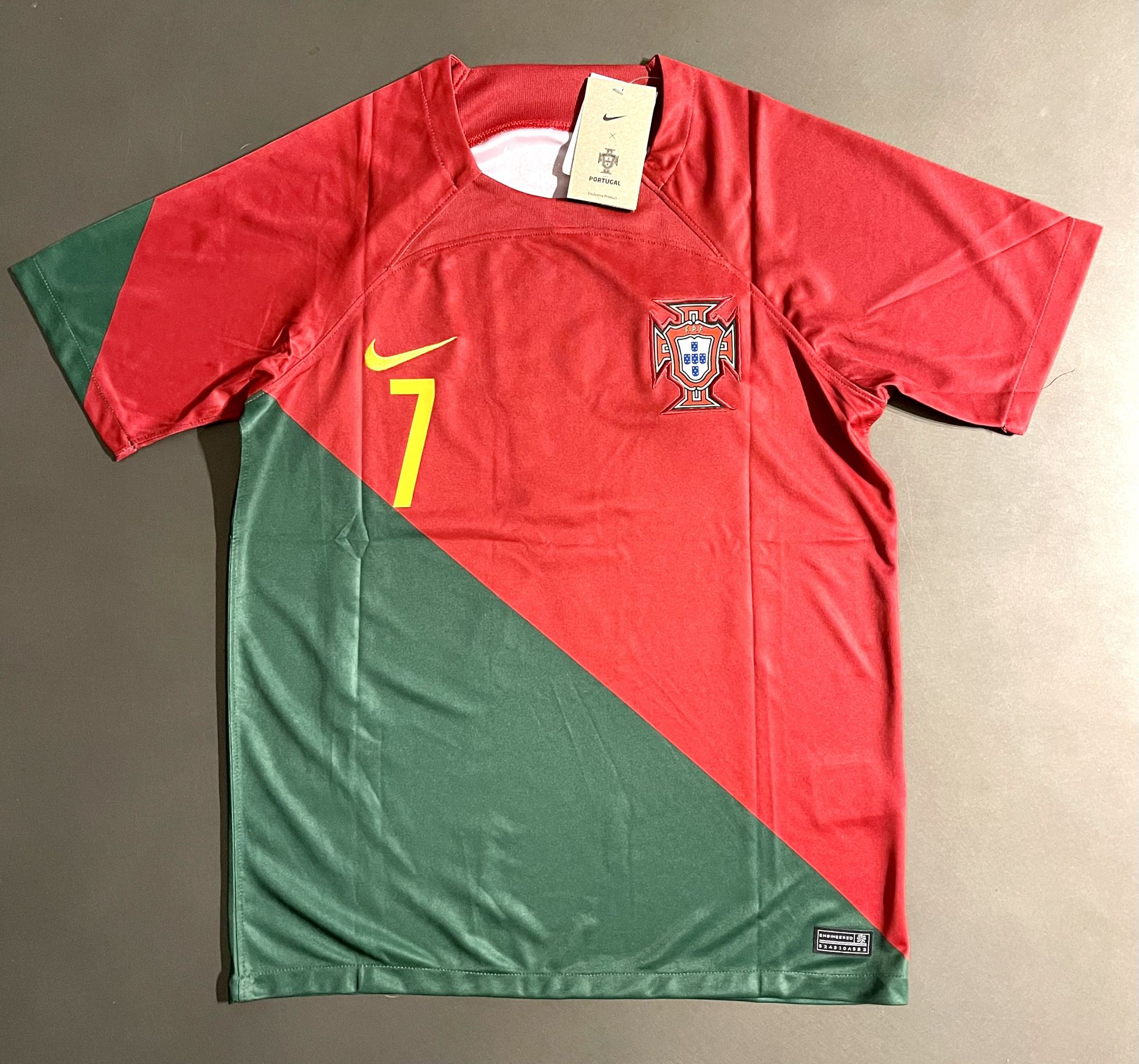 Portugal Ronaldo #7 home Soccer men jersey National Team World Cup 2022  
