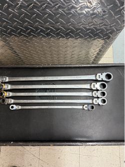 Matco 5pc Reversible Metric Double Box Flex Ratcheting Set