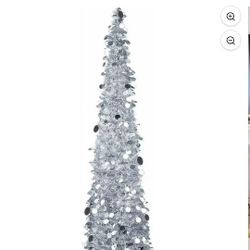 Walmart Silver X-Mas Tree