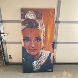 Audrey Hepburn canvas Print 