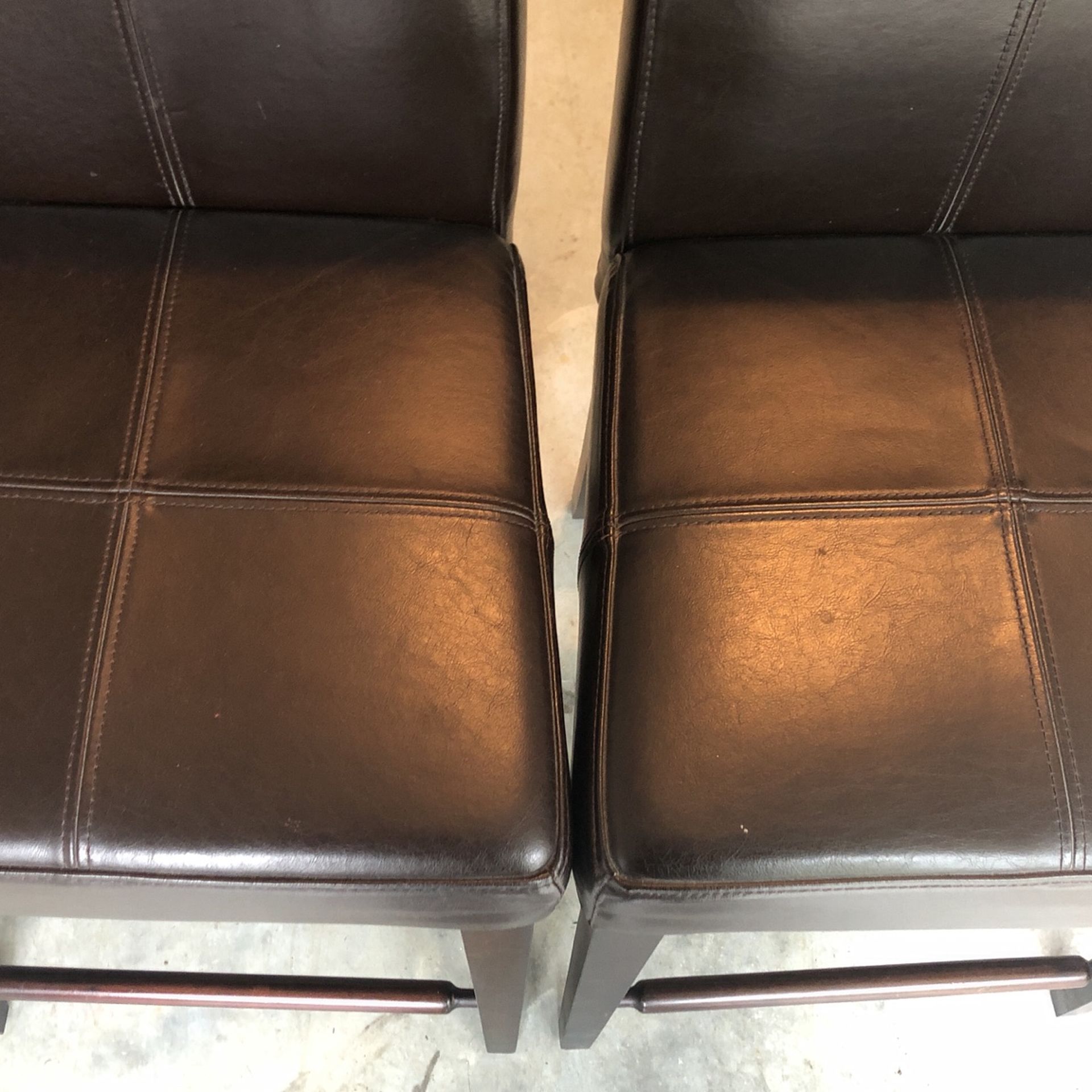 Bassett Leather Counter Stools (2 Piece) for Sale in Annapolis, MD