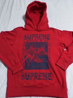 Supreme Doves Hooded Sweatshirt Red  FW19 sz medium