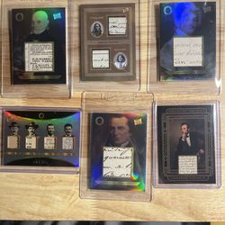 Abraham Lincoln Relic Card – Real Embedded Piece – Unique Gift
