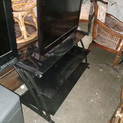 3 Teir Glass TV Stand 