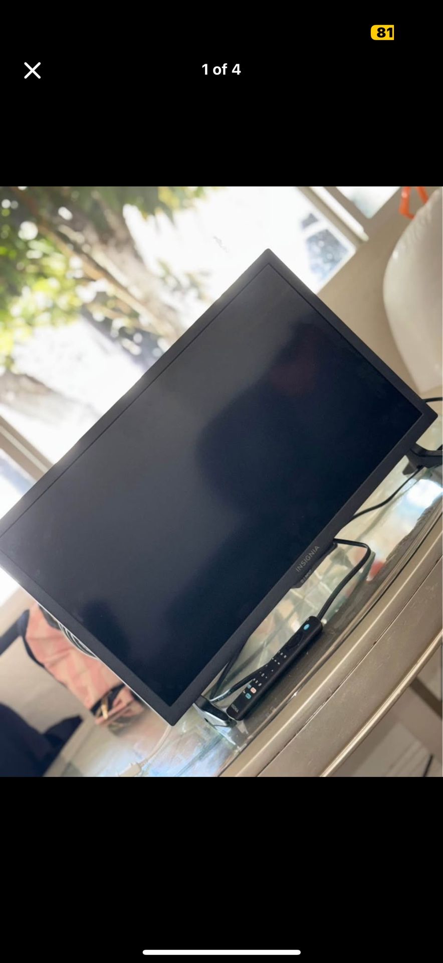 Insignia™ - 24" Class F20 Series LED HD Smart Fire TV brand new didn’t use it at all. It was gifted