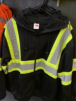 High Visibility Safety ZIP Up Hoodie