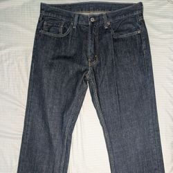 Vintage Levi's 559 Navy Blue Denim W33 L32