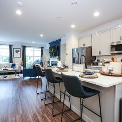 Blue Barstools