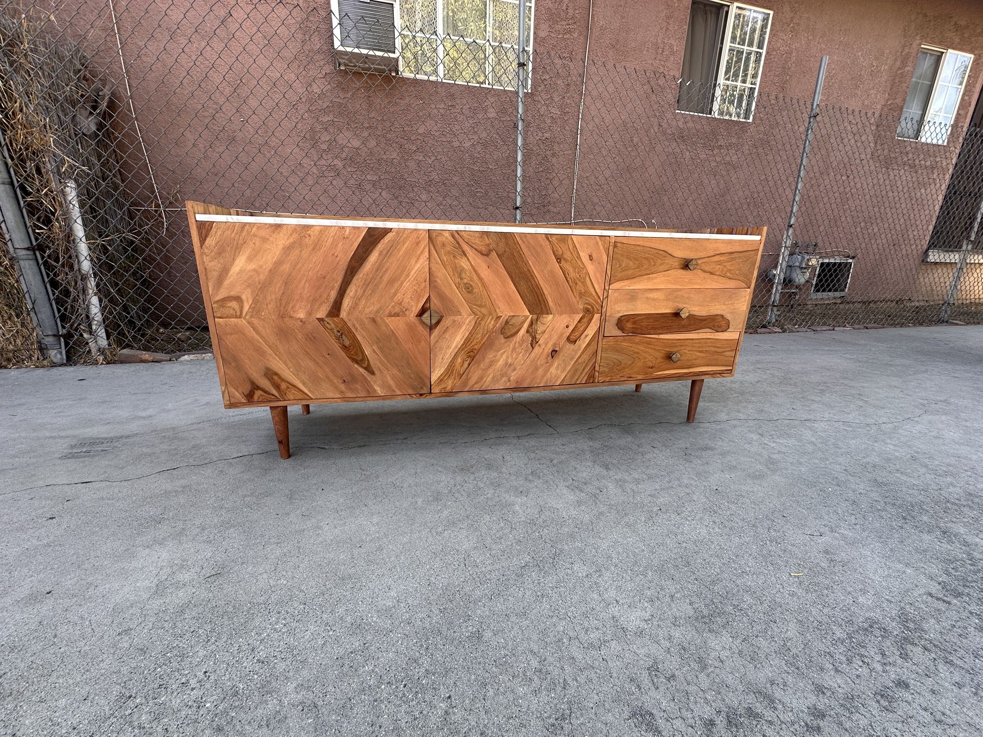 Dermot Buffet Media Console Entertainment Center Tv Stand Cabinet Sideboard Credenza.
