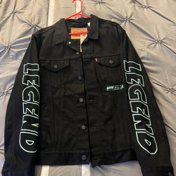 The Weeknd XO Starboy Legend Of The Fall Tour 2017 LEVI'S DENIM JACKET L