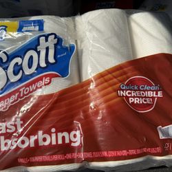 Scott Paper Towels $6