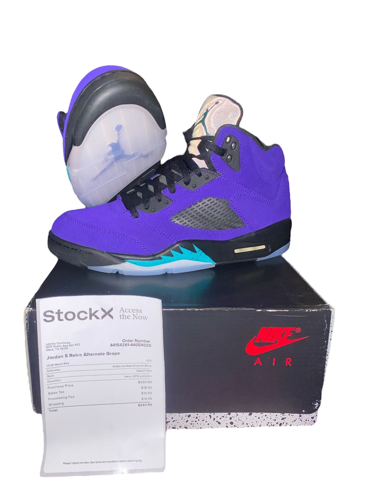 Jordan 5 Retro Alternate Grape