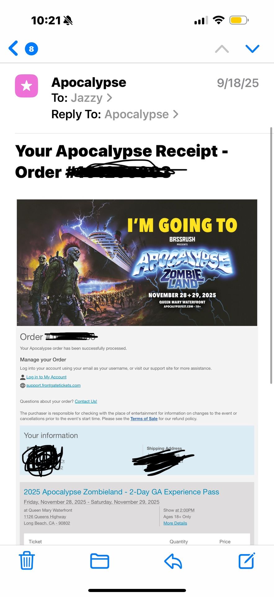 Apocalypse 2-Day GA