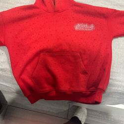 Rhinstone Hoodie Size Xs 