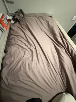 Boll and Branch Gray Duvet Cover and Pillowcase Set (Twin)