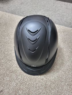 Ovation Matte Black Riding Helmet