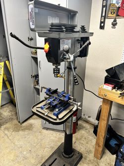 Drill Press And Vise