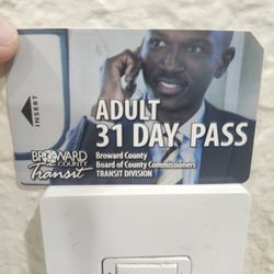 31 Day Unlimited Ride Broward County Adult Bus Pass