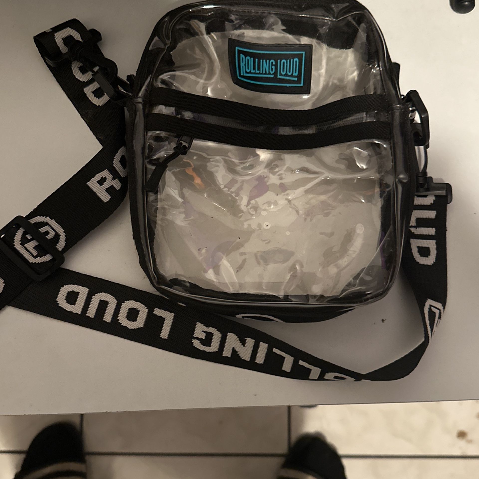 Rolling Loud Clear Crossbody Bag