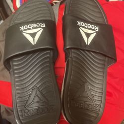 Man Sandals Reebok Color Black Size 11