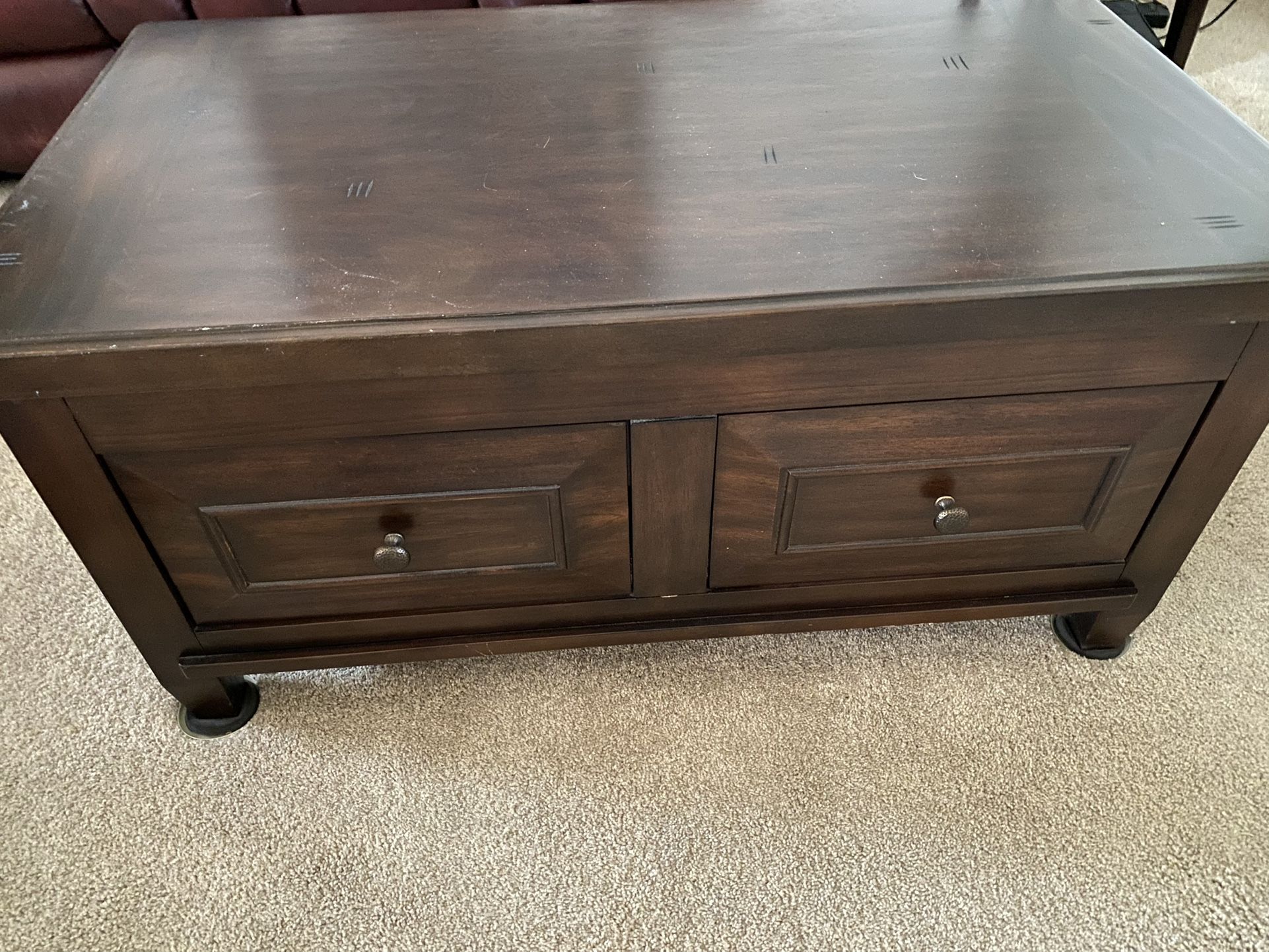 Coffee Table (new) And End Tables