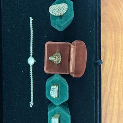 Beautiful Gold Rings and Watch  For Sell 