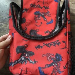 Spider-Man themed insulated lunch bag