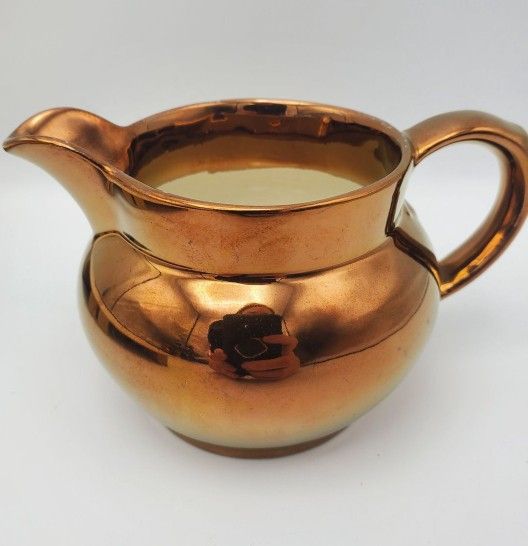 BCM Nelson Ware Copper Lusterware Vintage Creamer