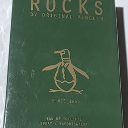 ROCKS BY ORIGINAL PENGUIN PERFUME  brand New For Men 