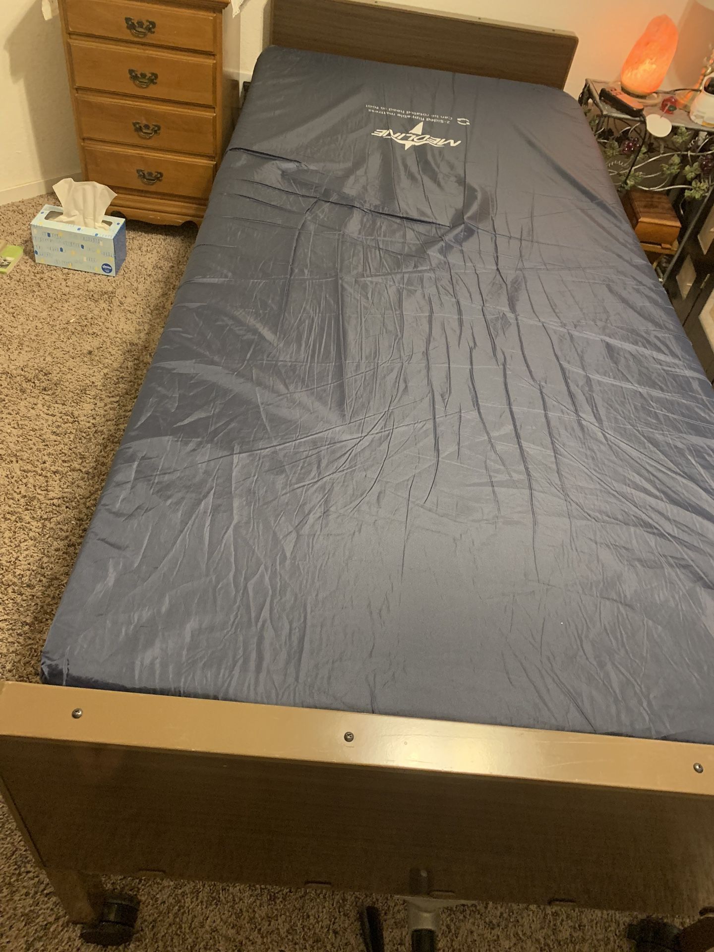 Electric Hospital Bed Twin XL Head And Foot Up Down
