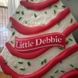 Little Debbie Christmas Tree Blow Mold NWT $60